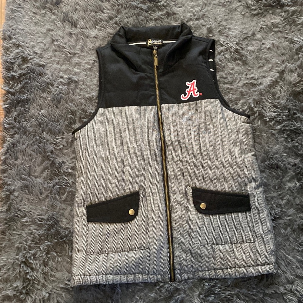 Women’s large houndstooth Alabama Crimson Tide Vest